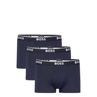 Trunk 3P Power Boxerkalsonger Marinblå BOSS