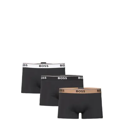 Trunk 3P Power Boxerkalsonger Svart BOSS