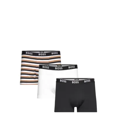 Trunk 3P Power Desig *Villkorat Erbjudande Boxerkalsonger Beige BOSS