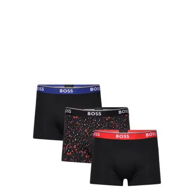 Trunk 3P Power Desig Boxerkalsonger Svart BOSS