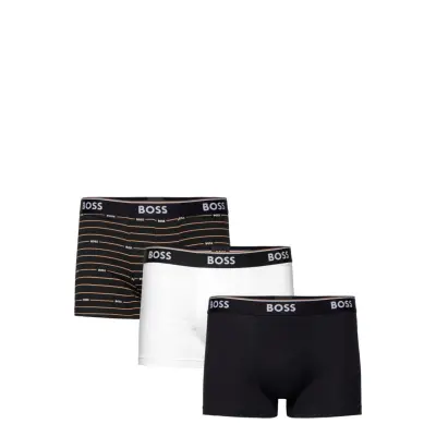 Trunk 3P Power Desig Boxerkalsonger Svart BOSS