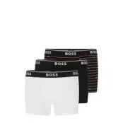 Trunk 3P Power Desig Boxerkalsonger Svart BOSS