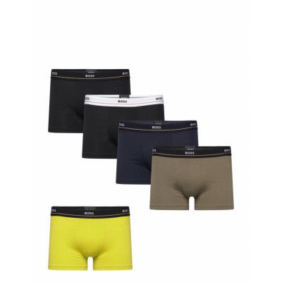 Trunk 5P Essential Boxerkalsonger Gul BOSS