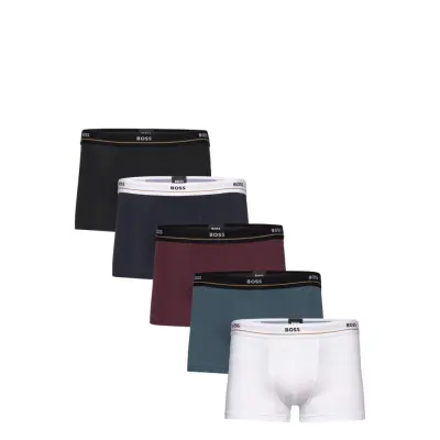 Trunk 5P Essential Boxerkalsonger Vit BOSS