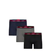 HUGO Boxerbr Tripl Planet Svart