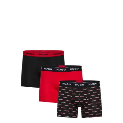 HUGO Boxerbr Trplt Design - Red - M