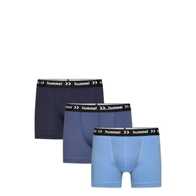 Hummel Hmlnalle Boxers 3 Pak Blå