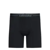 Icebreaker M Anatomica Long Boxers - Black - L