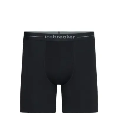 Icebreaker M Anatomica Long Boxers - Black - M