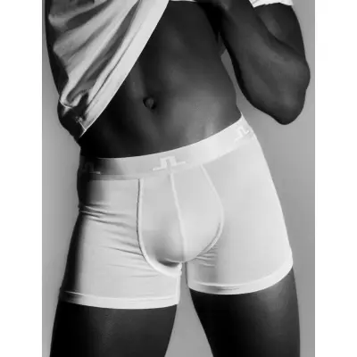 J. Lindeberg Bridge Lyocell Boxer - White - XXL