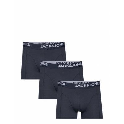 Jack & J S Jacanthony Trunks 3 Pack Blue Marinblå