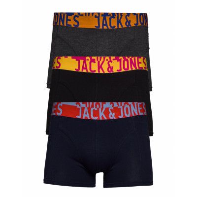 Jaccrazy Solid Trunks 3 Pack Noos Boxerkalsonger Svart Jack & J S