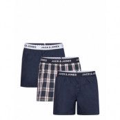 Jacdylan Woven Boxers 3 Pack Underwear Boxer Shorts Navy Jack & J S