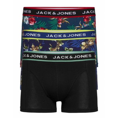 Jacflower Trunks 3 Pack.noos Boxerkalsonger Svart Jack & J S