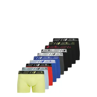 Jack & J S Jacangus Solid Trunks 10 Pack Ln Blå