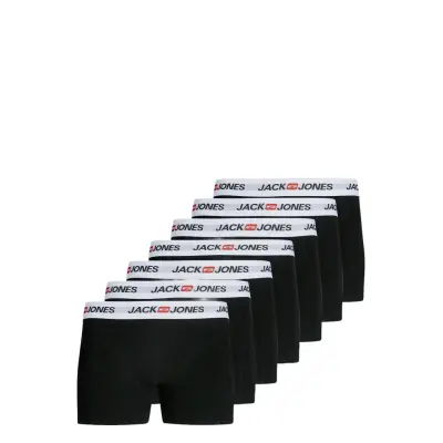 Jack & J S Jaccorp Old Logo Trunks 7 Pack Svart