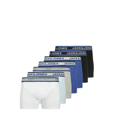 Jack & J S Jachudson Solid Trunks 7 Pack Blå