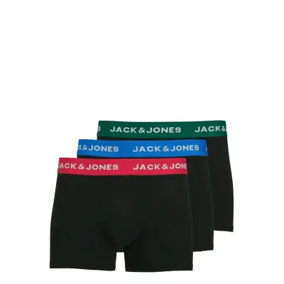 Jack & J S Jacjoe Trunks 3 Pack Svart