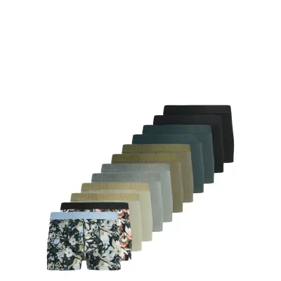 Jack & J S Jacjonah Flower Trunks 12 Pack Khaki Green