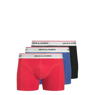 Jack & J S Jackayden Solid Trunks 3 Pack Sn Röd