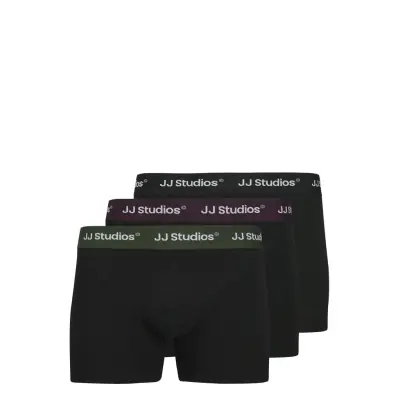 Jack & J S Jacsoho Solid Trunks 3 Pack Noos Svart