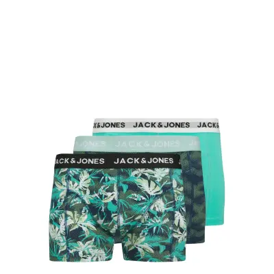 Jack & J S Jactasmania Trunks 3 Pack Grön