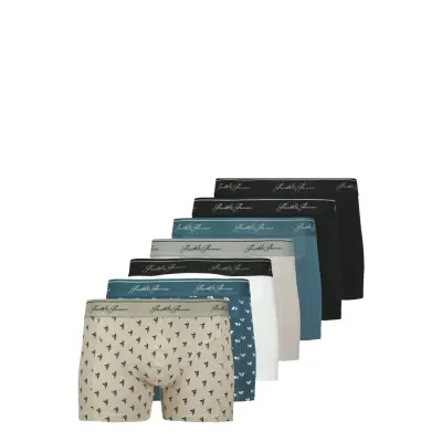 Jack & J S Jactate Trunks 7 Pack Beige