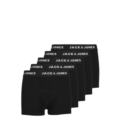 Jack & Jones Jachuey Trunks 5 Pack Noos Jnr - Black - 128