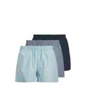 Jack & Jones Jacmilano Woven Boxers 3 Pack Noos - Navy - L