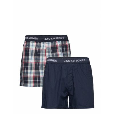 Jacnavy Woven Trunks 2 Pack Underwear Boxer Shorts Blå Jack & J S
