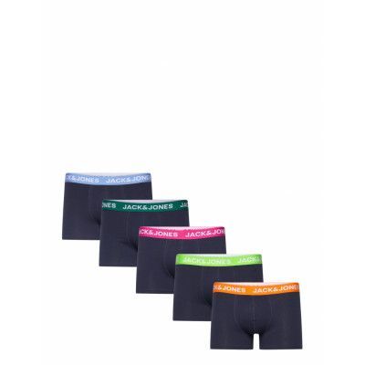 Jacnorman Contrast Trunks 5 Pack Boxerkalsonger Navy Jack & J S