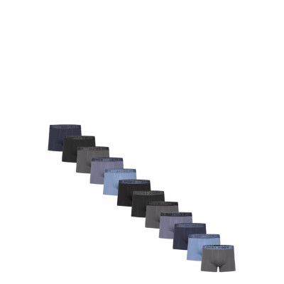 Jacshade Solid Trunks 12 Pack Boxerkalsonger Navy Jack & J S