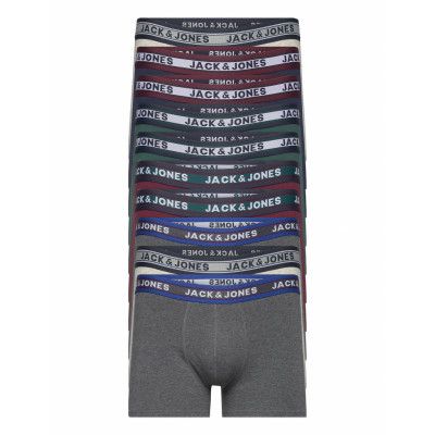 Jacsolid Trunks 10 Packs Boxerkalsonger Grå Jack & J S