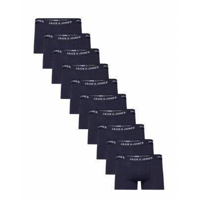 Jacsolid Trunks 10 Packs Boxerkalsonger Marinblå Jack & J S