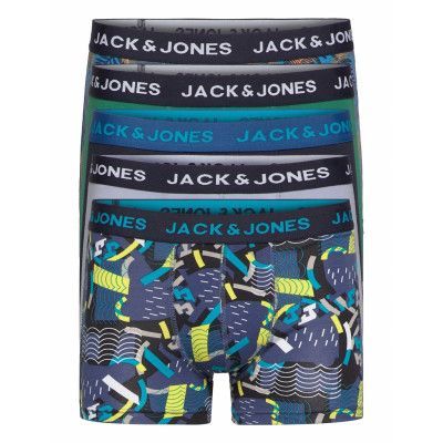 Jacsummer Print Trunks 5 Pack Ltn Boxerkalsonger Multi/mönstrad Jack & J S