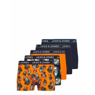 Jack & J S Jactriple Skull Trunks 5 Pack Orange