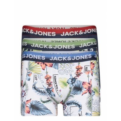Jacwyatt Flowers Trunks 3 Pack Ln Boxerkalsonger Multi/mönstrad Jack & J S