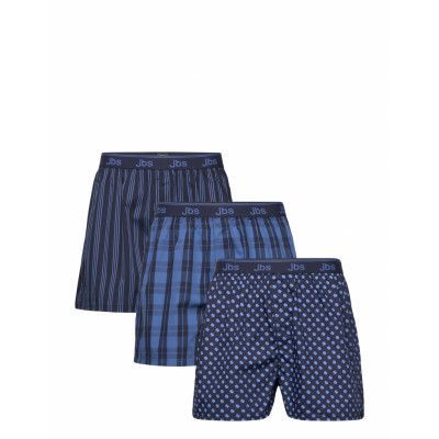 Jbs 3-Pack Boxershorts - Gots *Villkorat Erbjudande Underwear Boxer Shorts Blå JBS