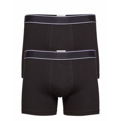 Jbs Of Denmark, 2-Pack Pique Boxerkalsonger Svart JBS Of Denmark