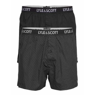Jimmy Boxerkalsonger Svart Lyle & Scott