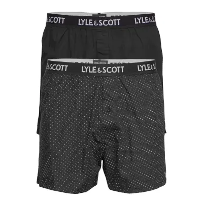 Jimmy Boxerkalsonger Svart Lyle & Scott