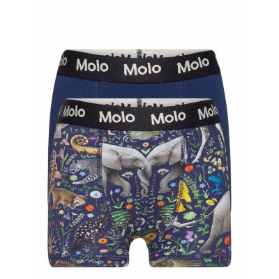 Justin 2-Pack Night & Underwear Underwear Underpants Multi/mönstrad Molo