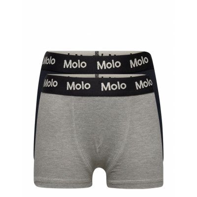 Justin 2-Pack Night & Underwear Underwear Underpants Svart Molo