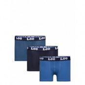 Lee Band 3 Pair Boxer Night & Underwear Underwear Underpants Blue Lee Jeans