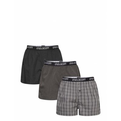 Lenny *Villkorat Erbjudande Underwear Boxer Shorts Grå Lyle & Scott