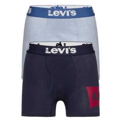 Batwing Boxer Brief 2Pk *Villkorat Erbjudande Night & Underwear Underwear Underpants Blå Levi's