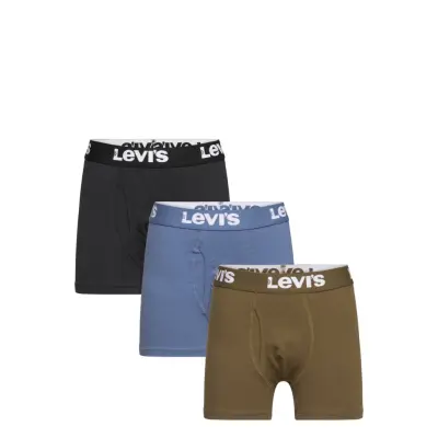 Levi's® Boxer Brief 3-Pack *Villkorat Erbjudande Night & Underwear Underwear Underpants Multi/mönstrad Levi's