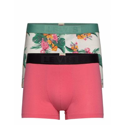 Levis Men Flamingo Aop Trunk 2p Boxerkalsonger Vit Levi´s