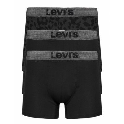 Levis Men Giftbox Denim Leopard Aop Boxerkalsonger Svart Levi´s