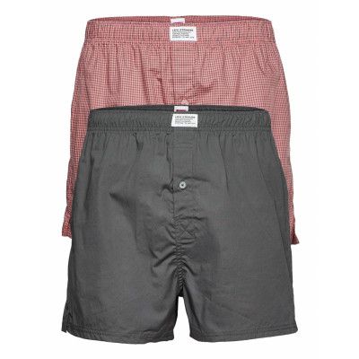 Levis Men Gingham Check Woven Boxer Boxerkalsonger Svart Levi´s